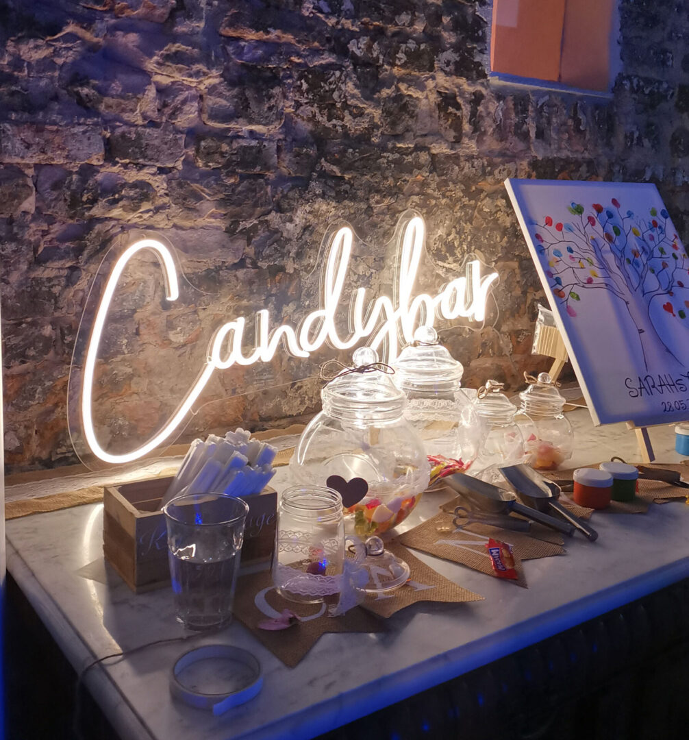 Neonschild Candybar