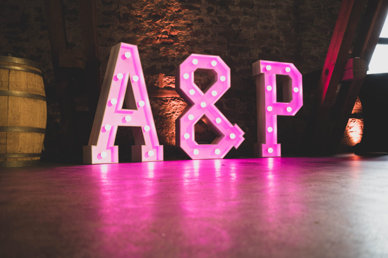 A & P XXL Leuchtbuchstabe A