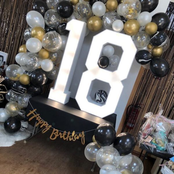 18 XXL Leuchtzahl 1 8