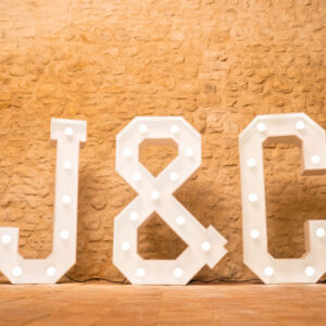 J & C XXL Leuchtbuchstabe C