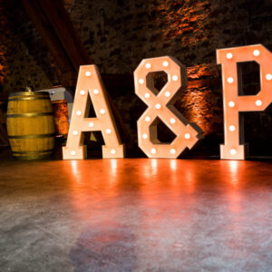 A & P XXL Leuchtbuchstabe P