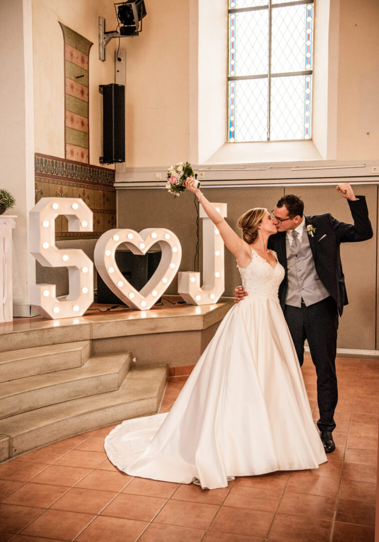 S ♡ J XXL Leuchtbuchstabe S