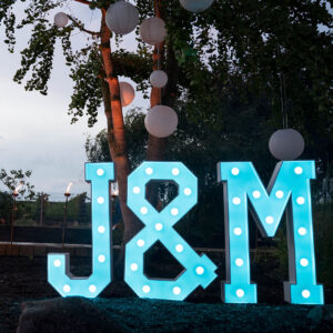 J & M XXL Leuchtbuchstabe J