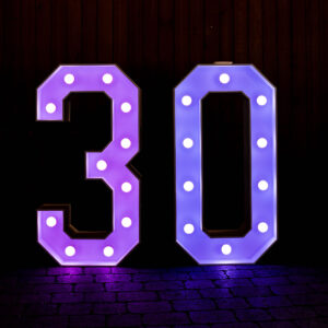 30 XXL Leuchtzahl 3 0