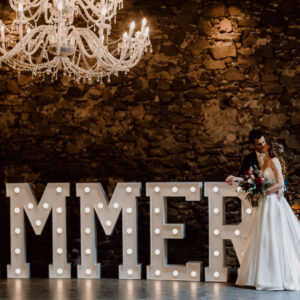 IMMER XXL Leuchtbuchstabe M