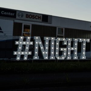 #NIGHT XXL Leuchtzeichen #