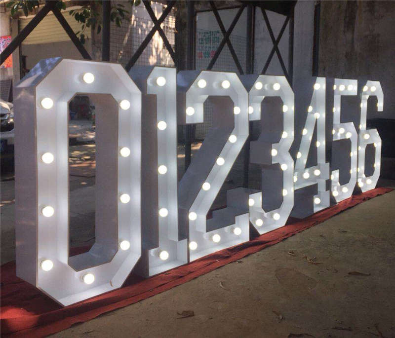 0123456 XXL Leuchtzahl 0 1 2 3 4 5 6