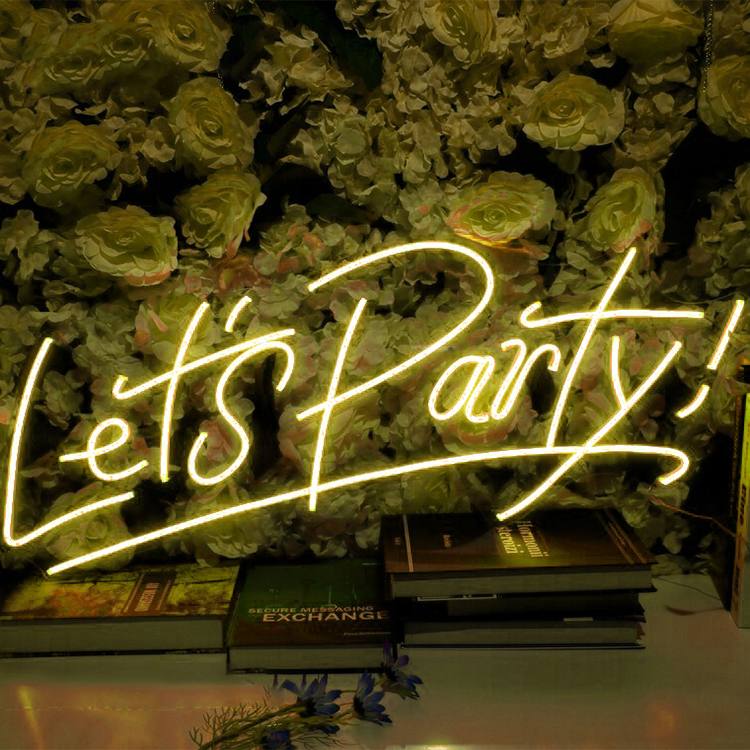 Let's Party Neonschild Let's Party